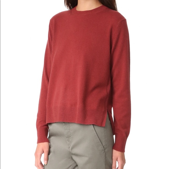 Vince Sweaters - Vince Uneven Hem Cashmere Sweater